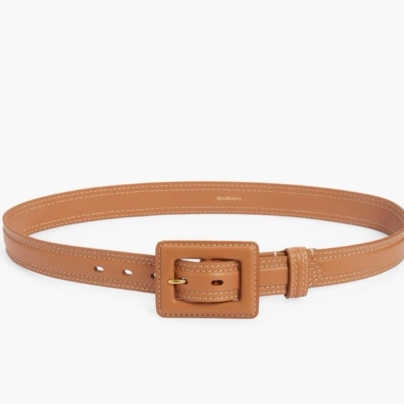 Zimmerman Tan Leather Belt | Sold Out - Picture 2 of 10